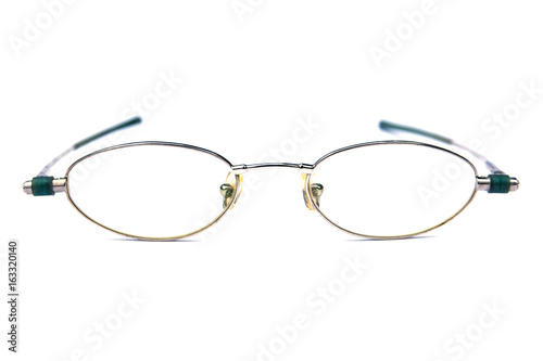 Retro glasses isolated on white background