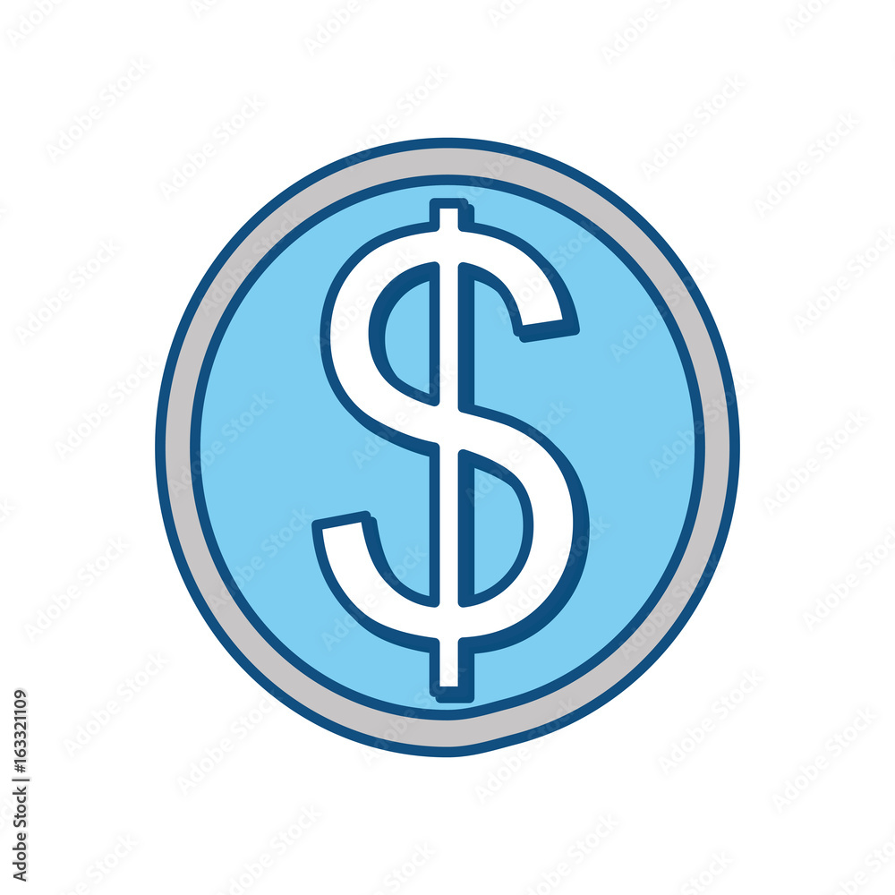 Coins money isolated Coins money isolated