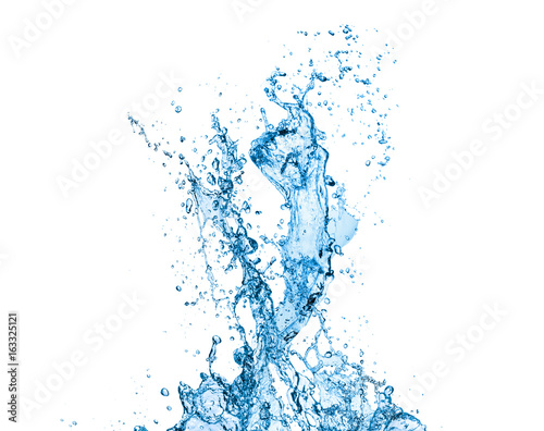 water splash isolated on white background