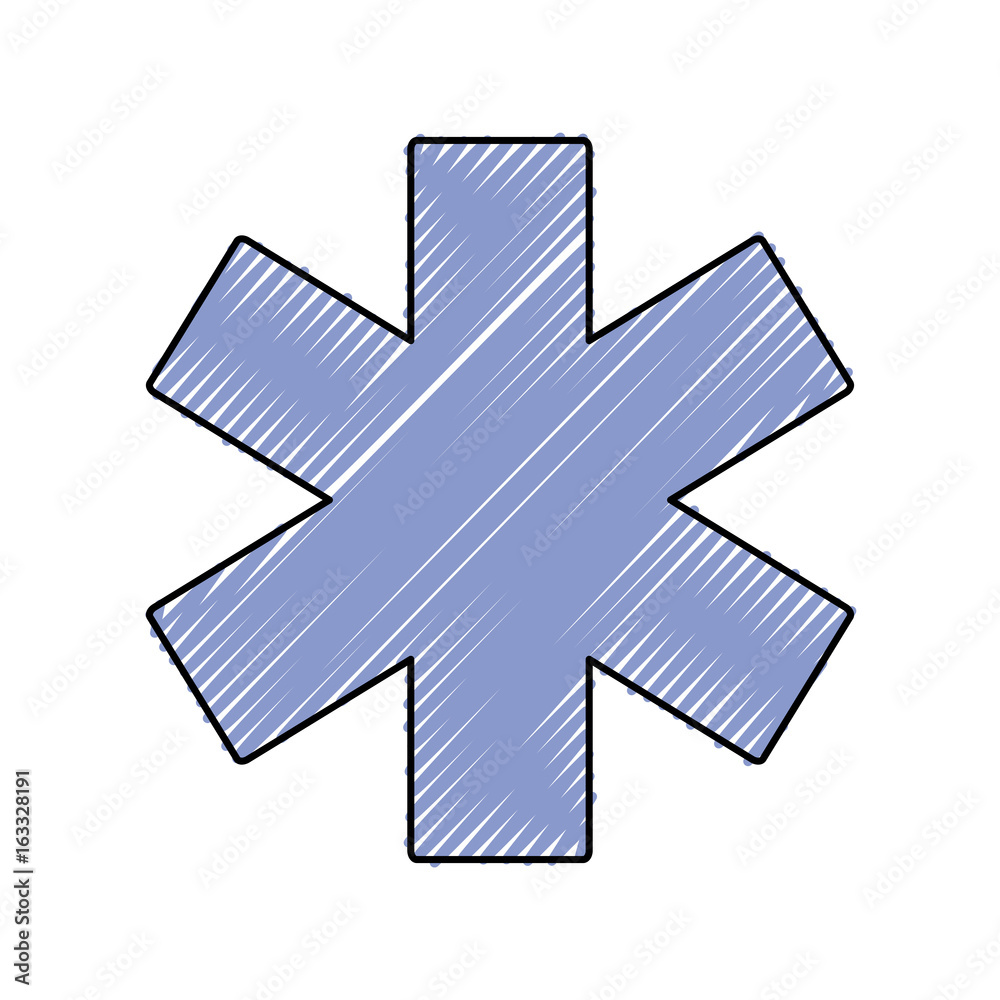 Fototapeta premium Medical star of life