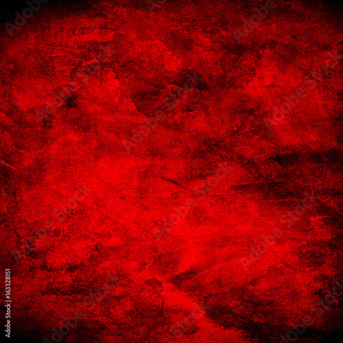 grunge red painting background