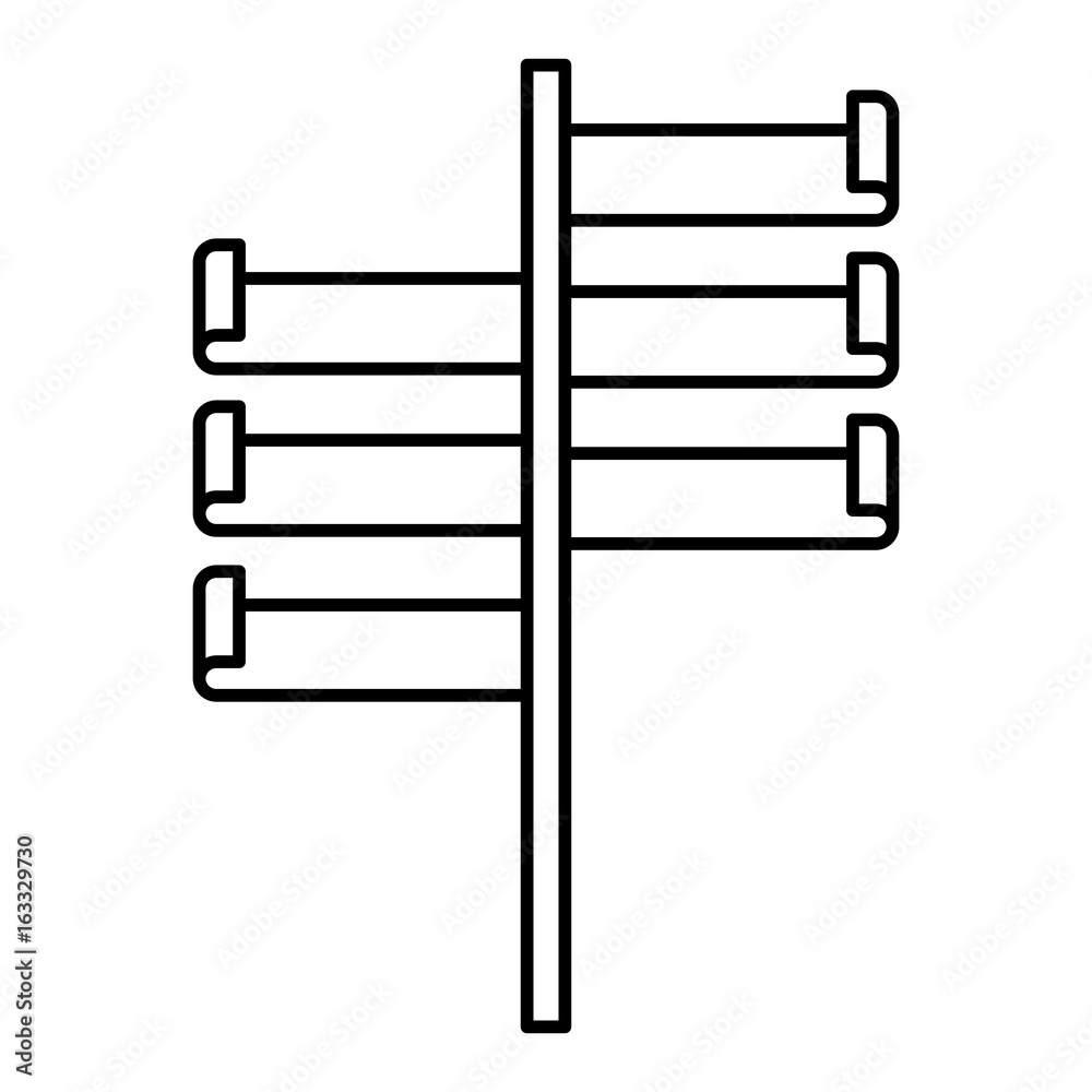 monochrome silhouette bar with several banners vector illustration monochrome silhouette bar with several banners vector illustration