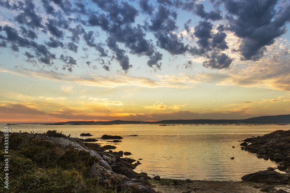 Fototapeta premium Quilma beach at dusk