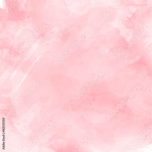 Pink watercolor subtle vector background