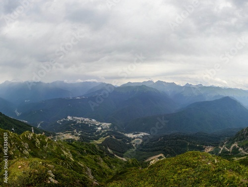 high in the mountains: Sochi