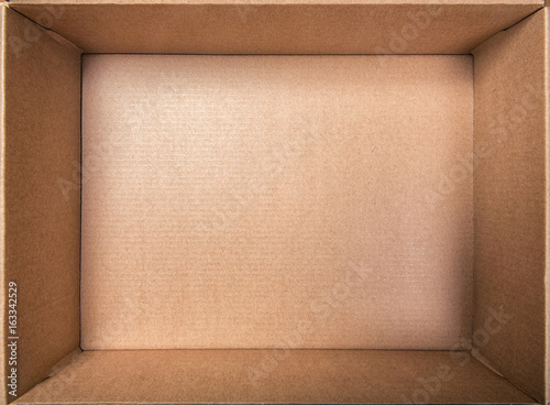 Canvastavla Cardboard box for things.