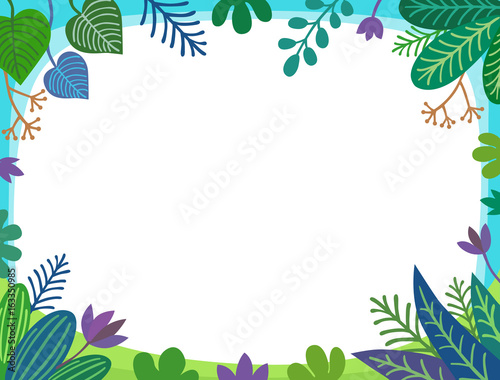 Summer poster. Vector illustration.
