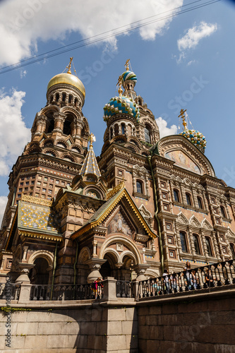 Petersburg, Russia, July 3, 2017: Cathedral of the Resurrection, Orthodox Church of the Savior on Spilled Blood, Petersburg, Russia. © Dmitrii