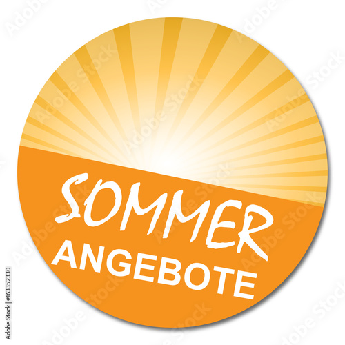 Sommer - Button "Sommerangebote"