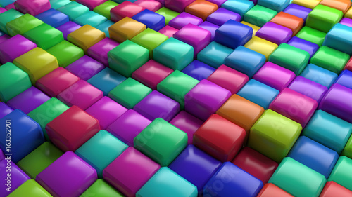 3D abstract background
