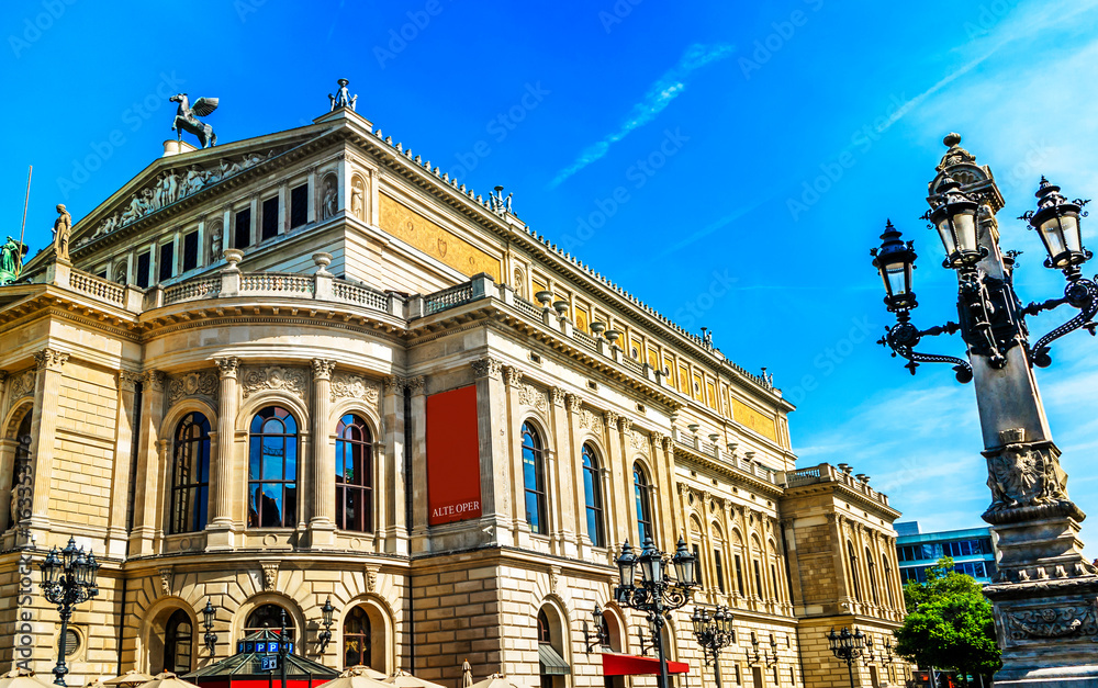 The original opera house in Frankfurt is now the Alte Oper (Old Opera), a concert hall and former opera house in Frankfurt am Main, Germany.