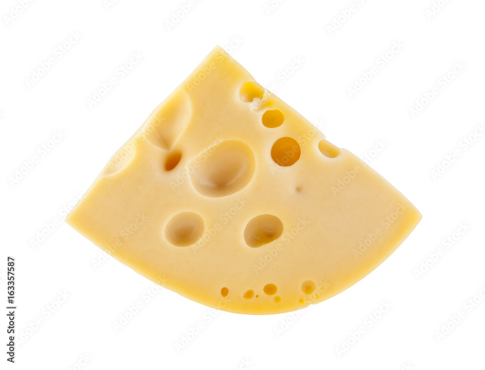 Cheese isolated on white background