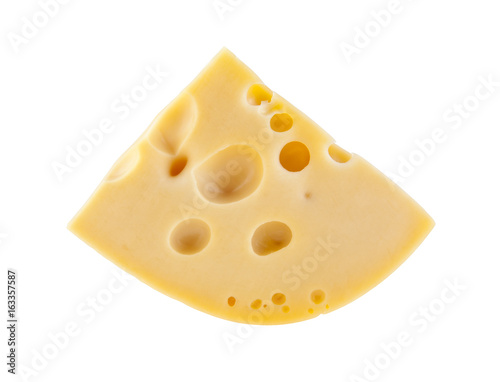 Wallpaper Mural Cheese isolated on white background Torontodigital.ca