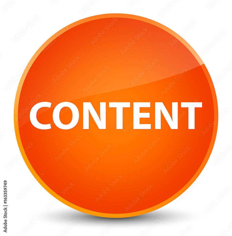 Content elegant orange round button Content elegant orange round button