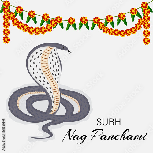 Εκτύπωση καμβά Nag Panchami.