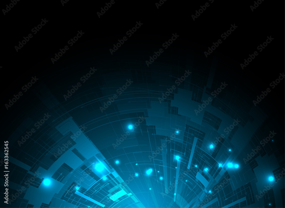 Obraz premium Neural network concept. Connected cells with links. High technology process. Abstract background