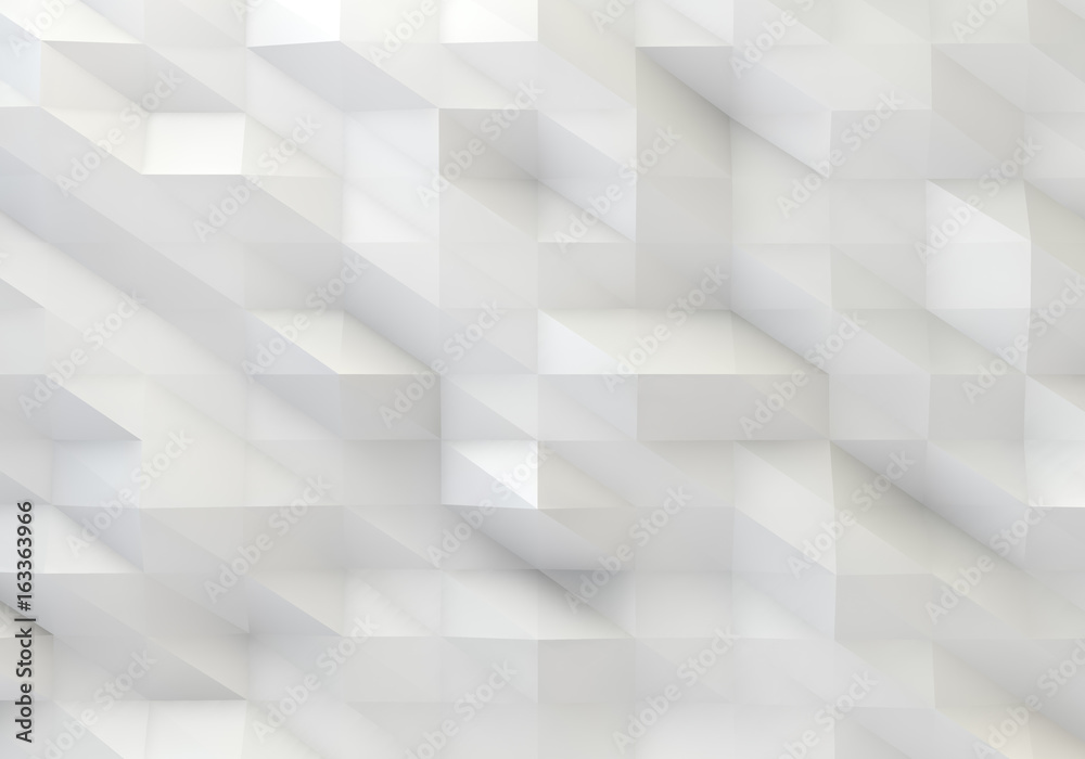 Fondo Blanco Geométrico Abstracto 3d . Render Fotos, retratos