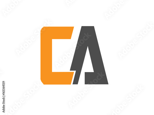 CA Initial Logo for your startup venture