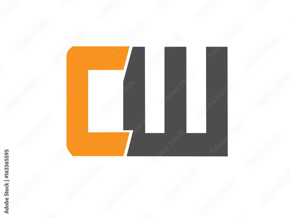 CW Initial Logo for your startup venture CW Initial Logo for your startup venture