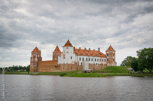 MIr Castle and lake, Belarus