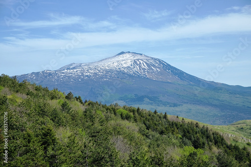 Etna Mount From Nebrodi Park  Sicily