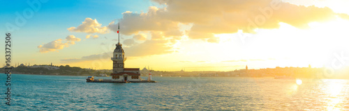 Canvas Print istanbul Bosphorus view and city panorama