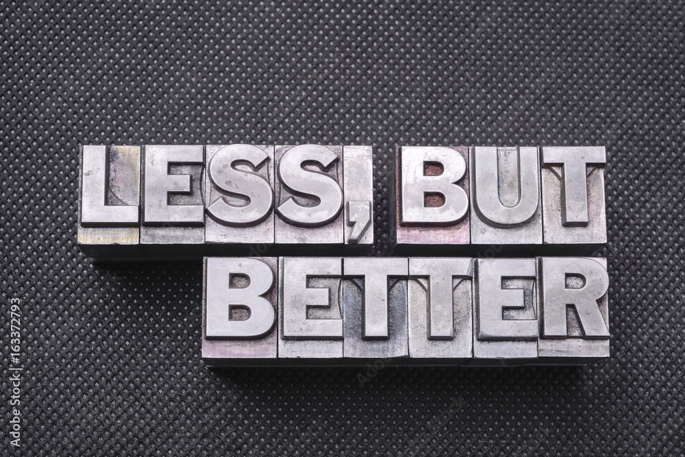 Obraz premium less, but better bm