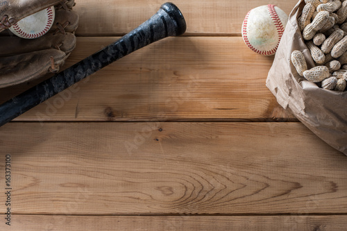 baseball wood background