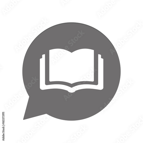 Graue Sprechblase rund - Buch