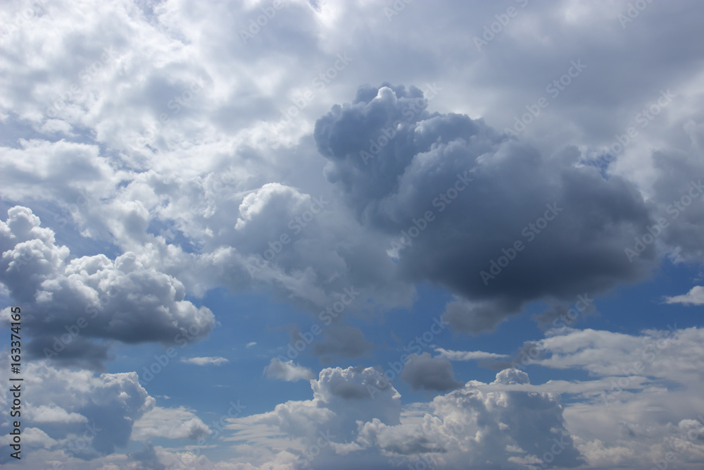 Текстура неба,кучевые облака