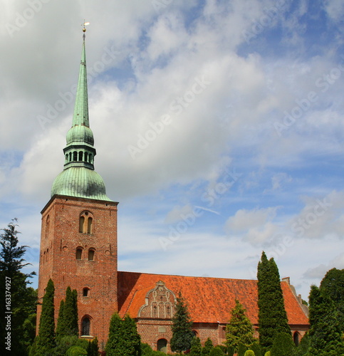 Radsted Kirke from 1200 in Sakskøbing on the island Lolland. Denmark