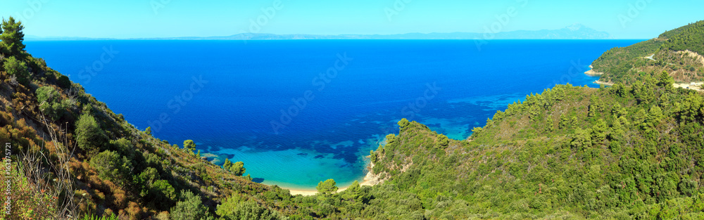 Fototapeta premium Aegean sea coast (Chalkidiki, Greece).