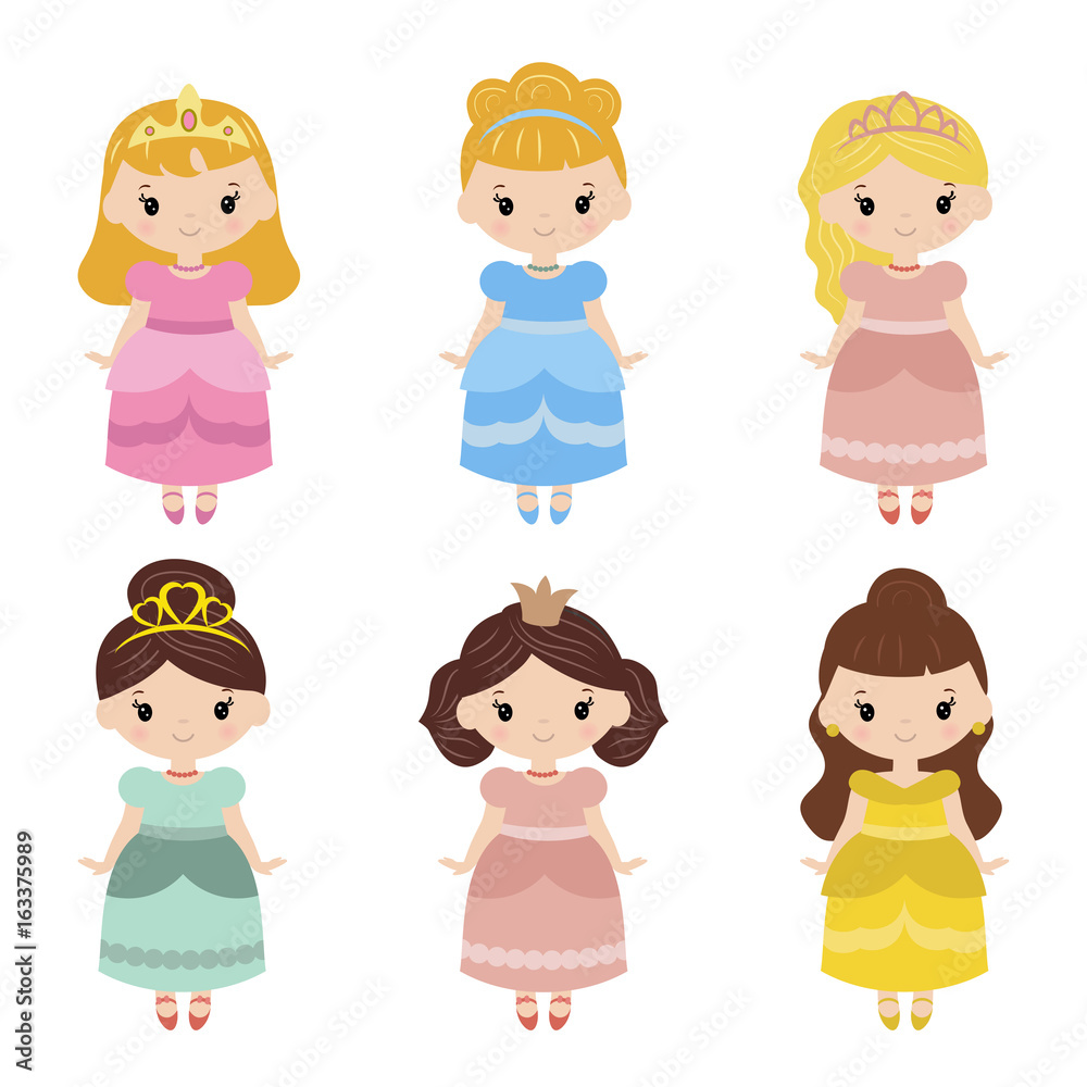 Collection of beautiful princesses Collection of beautiful princesses