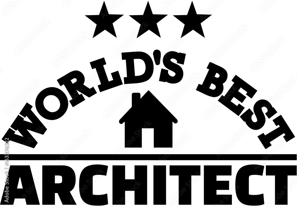 Worlds best Architect with stars