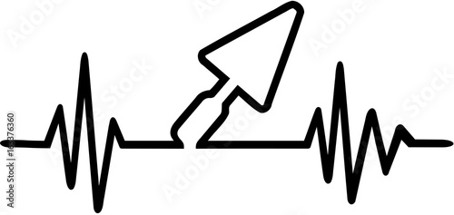 Brick layer heartbeat line