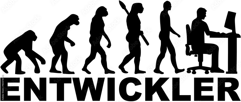 Developer evolution with german word Developer evolution with german word