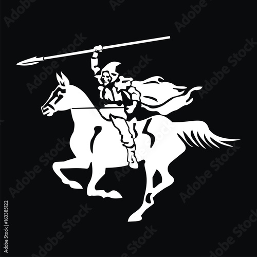 Horseman with a spear
