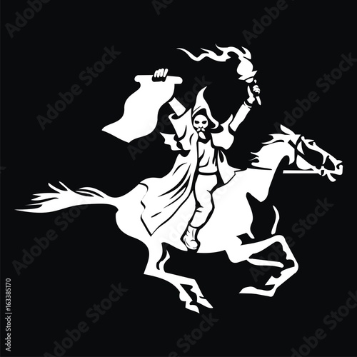 Wallpaper Mural Horseman with the order and torch Torontodigital.ca