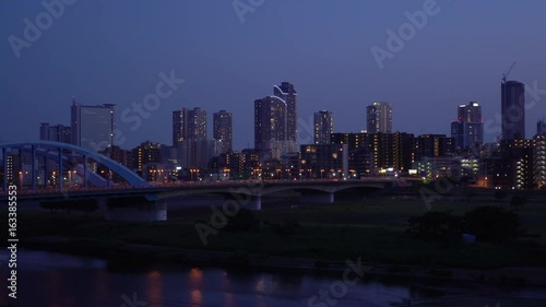 武蔵小杉の夜景２ video 4K UHD