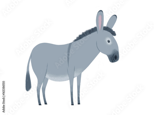 Donkey cartoon character