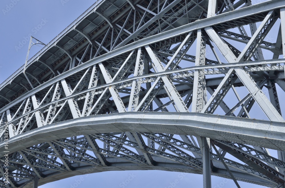 Detail Bridge Dom Luis, in Porto, POrtugal Detail Bridge Dom Luis, in Porto, POrtugal