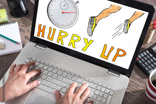 Fotografie Deadline concept on a laptop screen