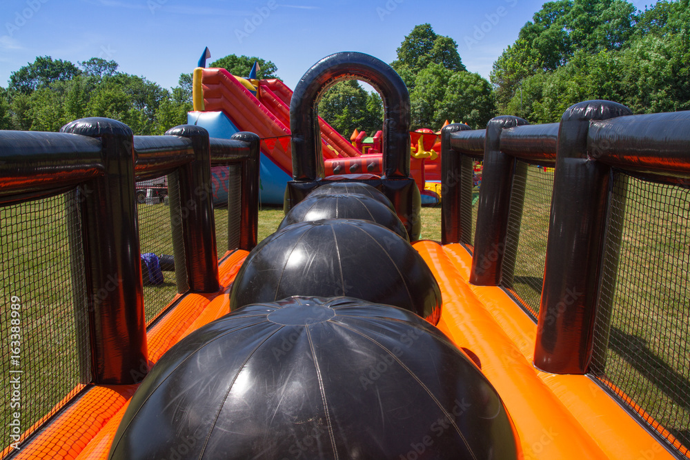 Inflatable obstacle course