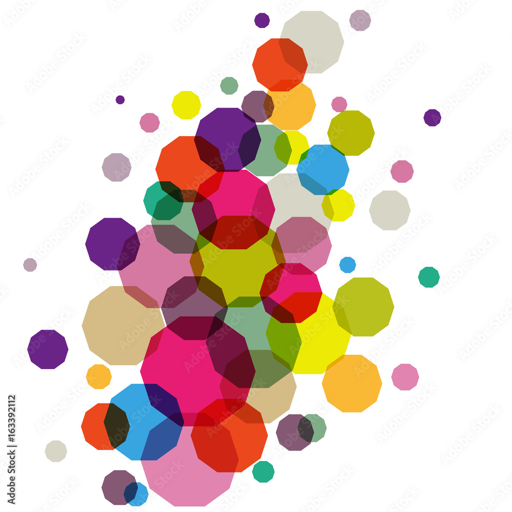 Vector, abstract background with circles Vector, abstract background with circles
