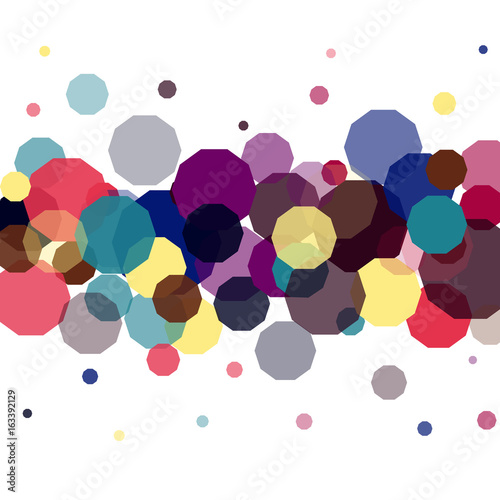 Vector, abstract background with circles