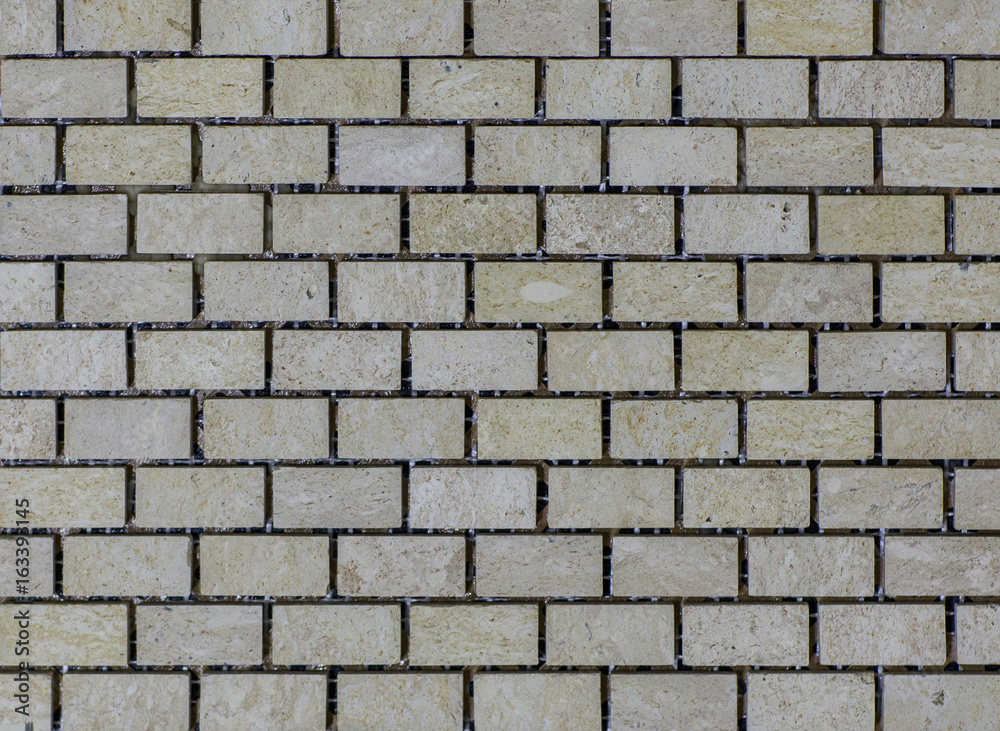 Texture of a black mosaic tile Texture of a black mosaic tile