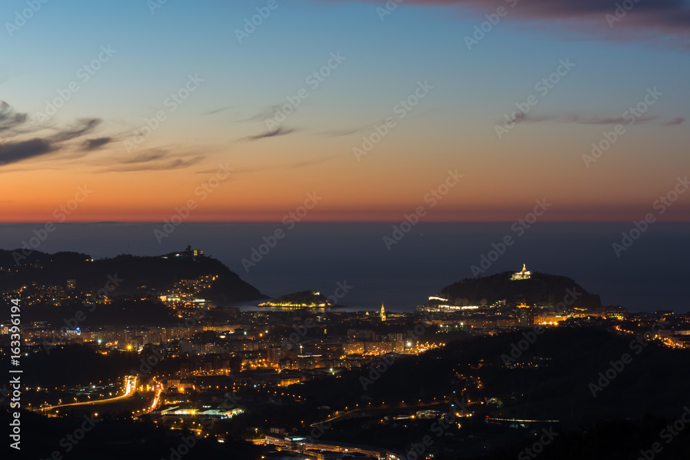 Fototapeta premium Bahía de Donostia