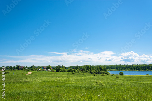 Summer landscape in the Central part of Russia.