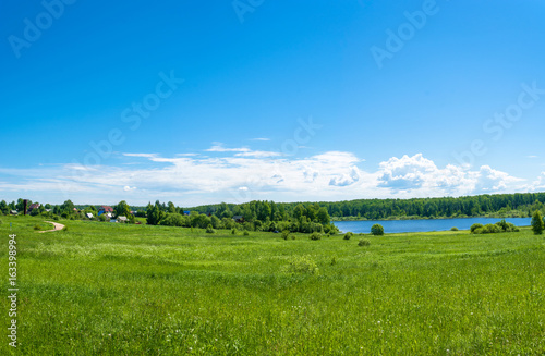 Summer landscape in the Central part of Russia.
