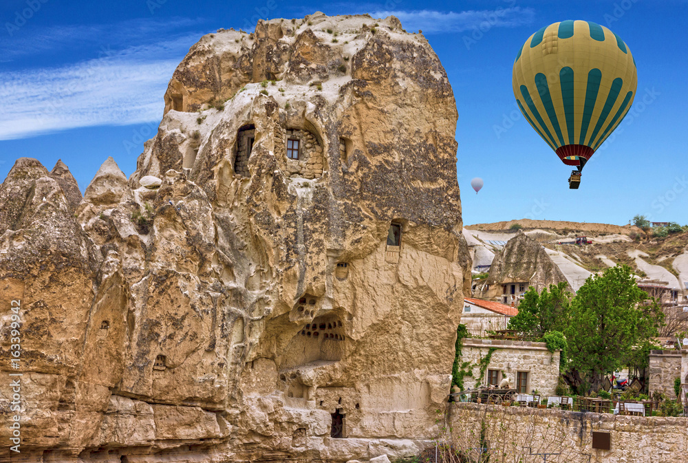 Balloons flying over Cappadocia, Goreme, Turkey,